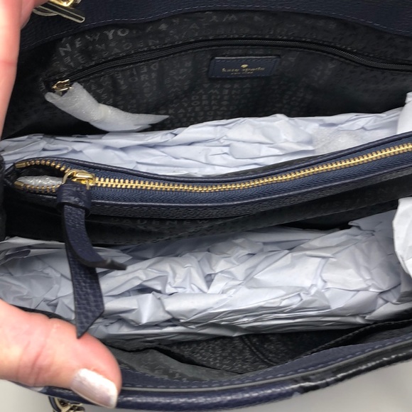 NWT Kate Spade Willis briar lane night rose bag - Picture 7 of 8